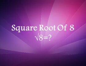 Square Root Of 8