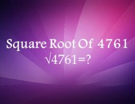 square root of 4761